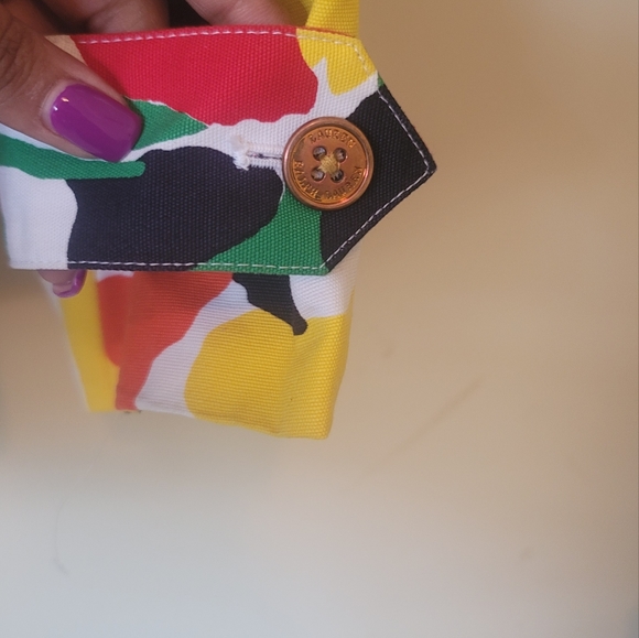 NWT Ralph Lauren Flower Cotton Gold White Green Red Blue Yellow Jacket Coat L - Picture 5 of 10